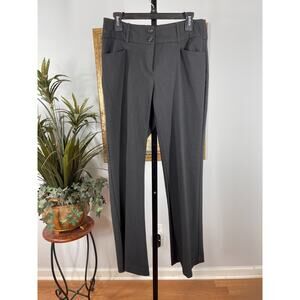 Alfani Dress Pants Women's Size 6 Charcoal Stretch Corporate Core Dark Academia